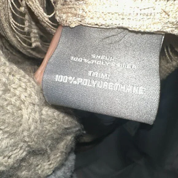 NWT Bagatelle Woman's Golden Metalli Lace Cut Out Zip Up Jacket 100% Poly - Picture 7 of 14